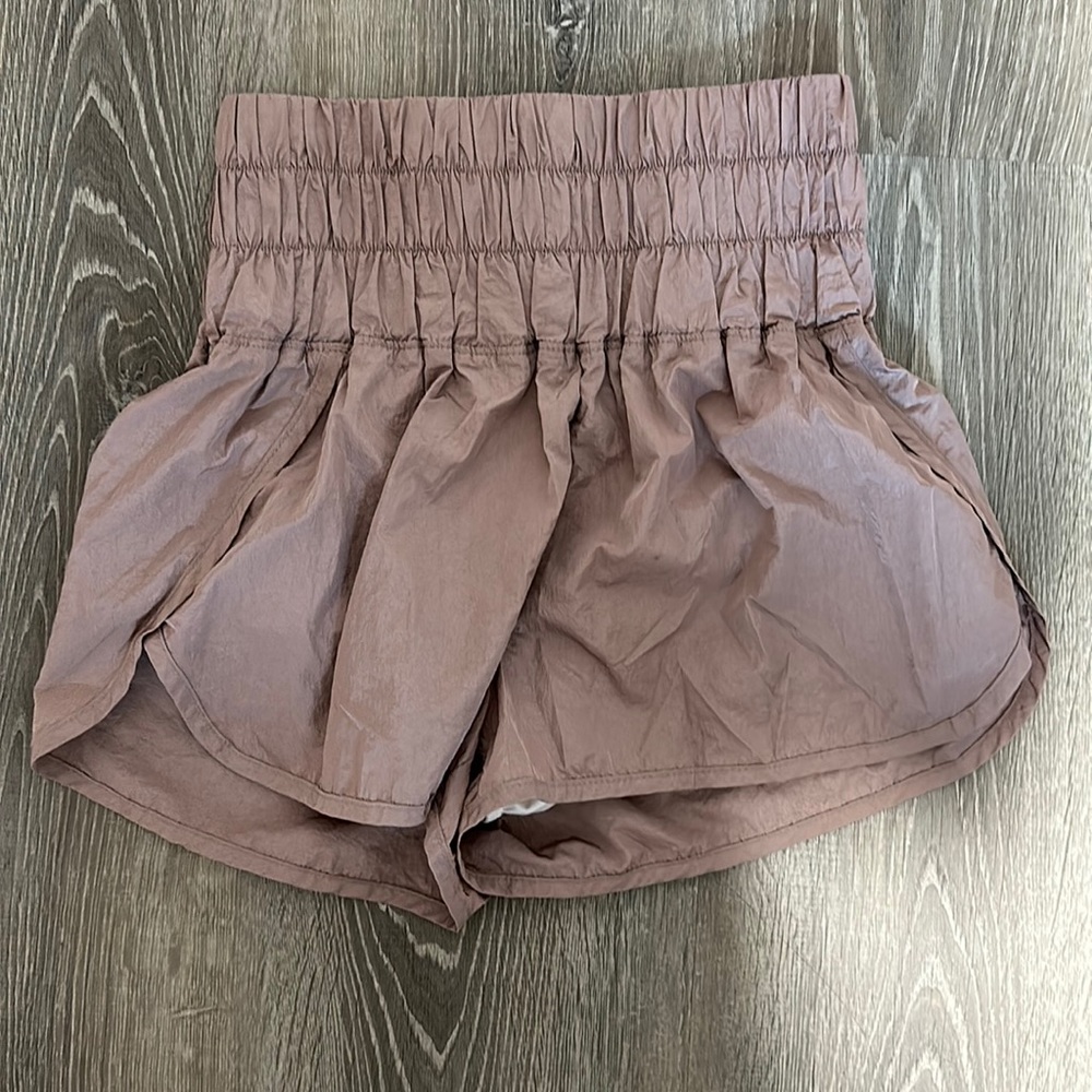 FP Movement by Free People Women's The Way Home Shorts, purple, M.  Lightly used